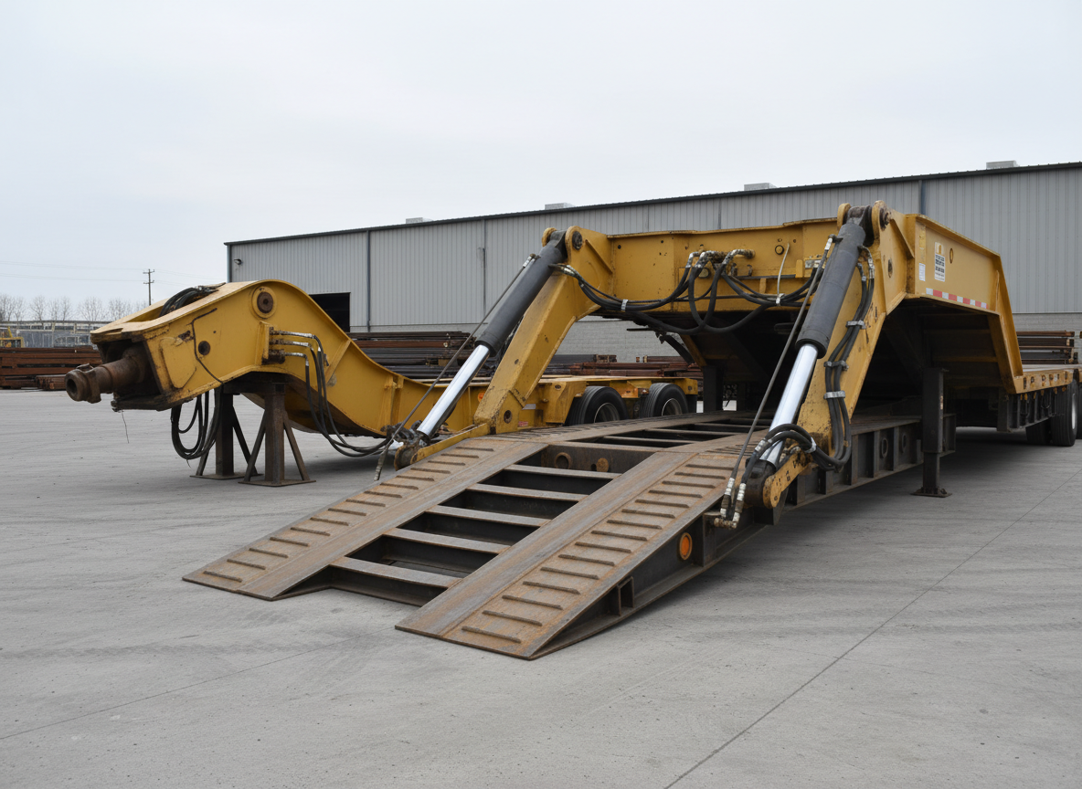 RGN (Removable Gooseneck) trailer