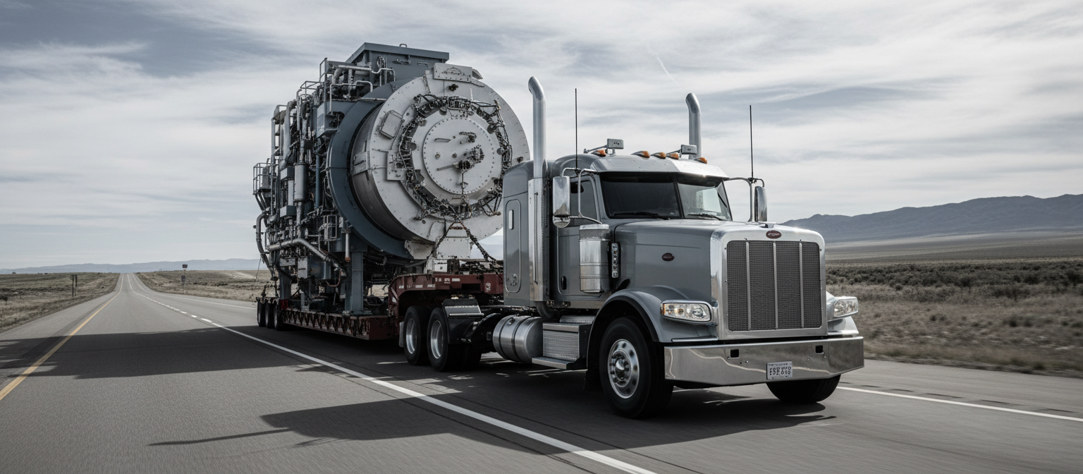 Heavy Haul Transporting Logo