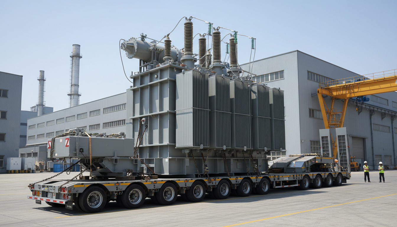 Power Transformer Haul - secure delivery of electrical transformer